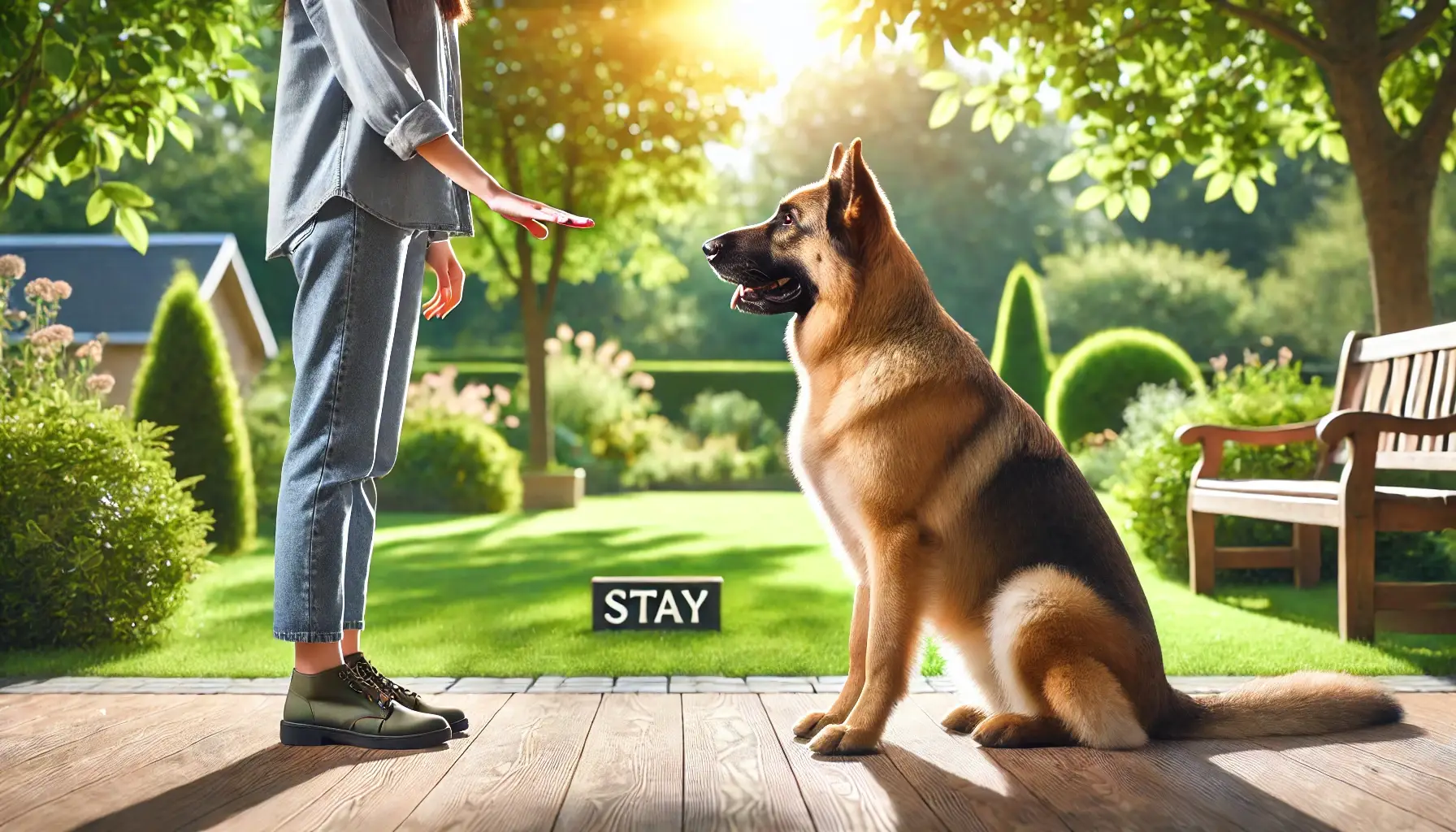Begcommand For Dogs The 'Stay' Command for Large Dogs: A Beginner's Guide - Uncle Johns ...