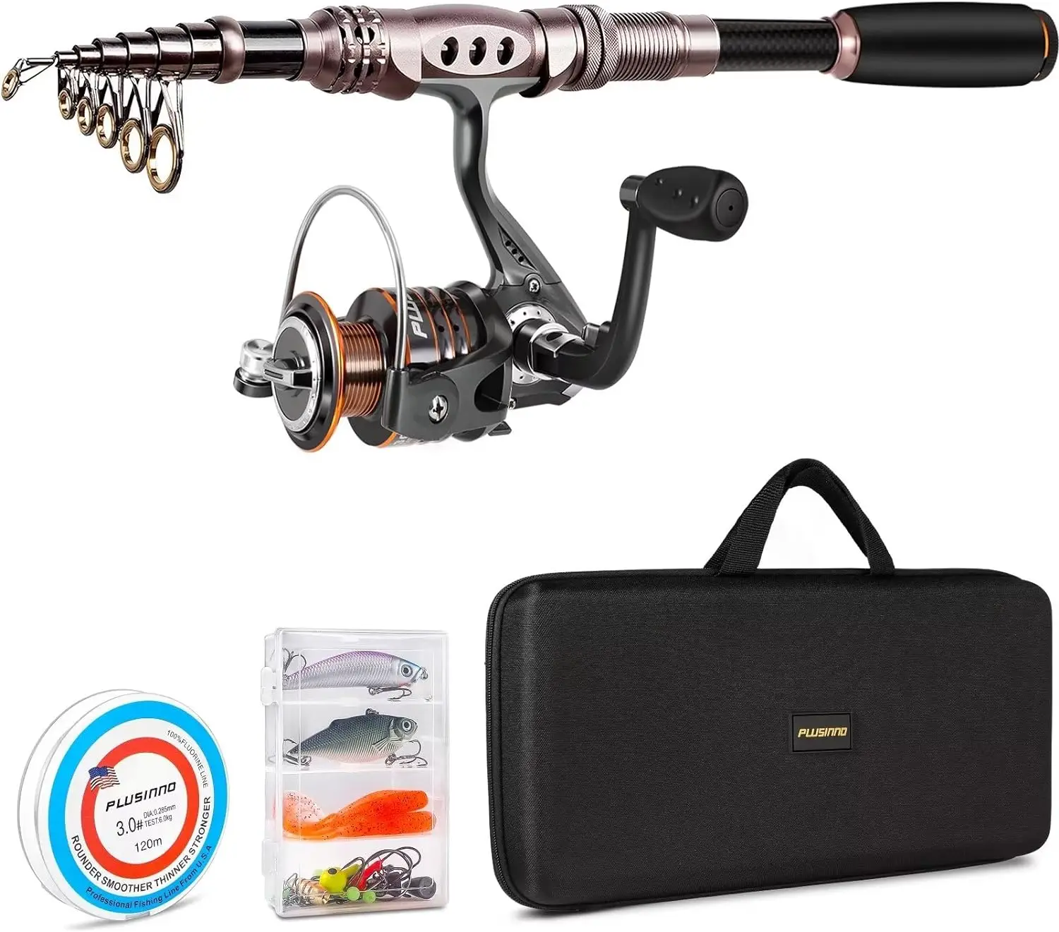 Cast Your Line Like a Pro: PLUSINNO Fishing Rod and Reel Combo Review