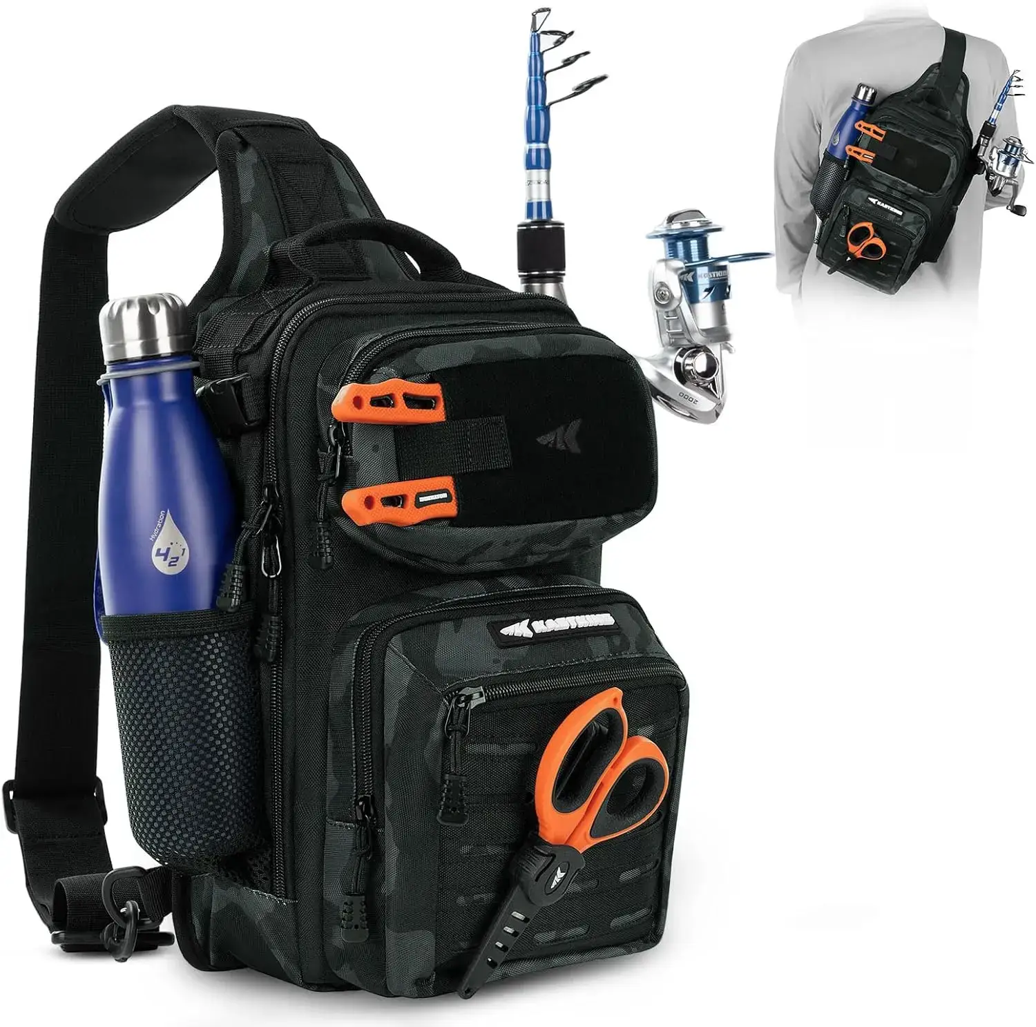 Gear Up for Adventure: KastKing BlowBak Tactical Sling Tackle Bag Review