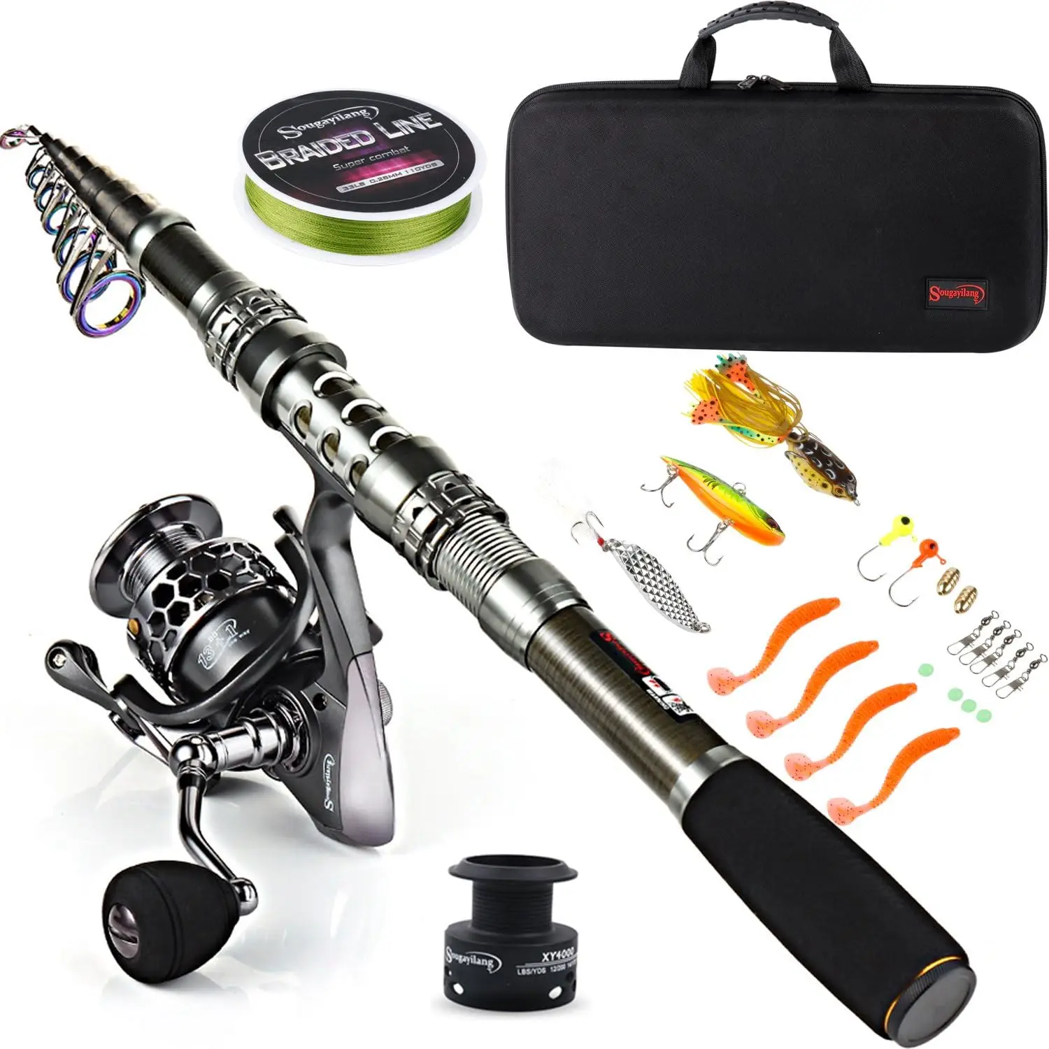 The Ultimate Travel Companion: Sougayilang Fishing Rod Reel Combo Review