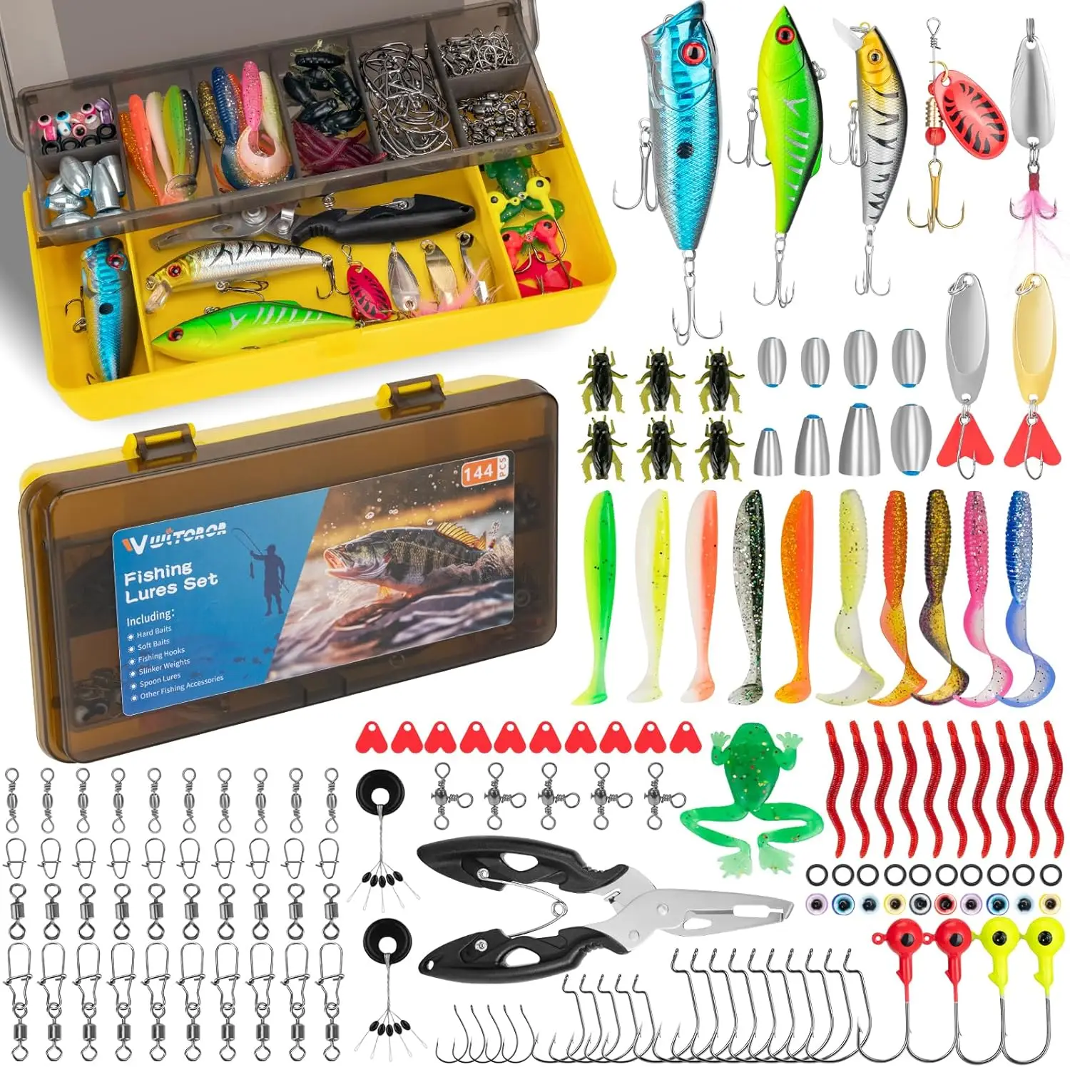 Ultimate Fishing Gear Kit: Elevate Your Catch with Our Complete Tackle Box!