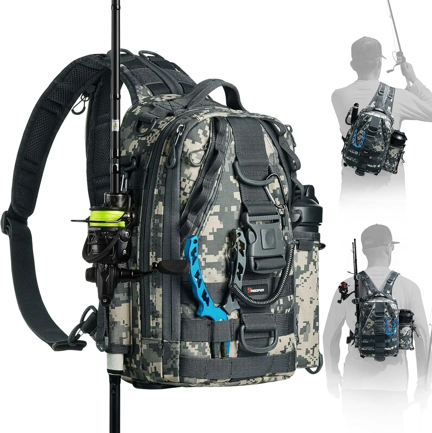 Cast Away in Style: Review of the Piscifun Fishing Backpack with Rod Holder