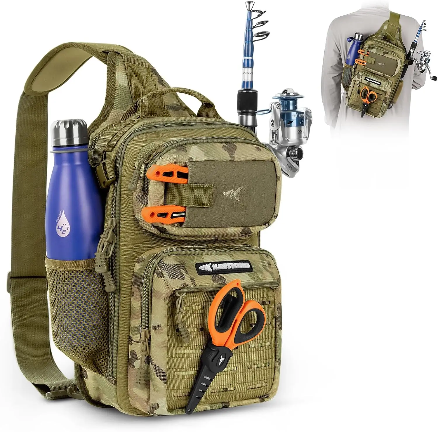KastKing BlowBak Tactical Sling: The Ultimate Lightweight Fishing Backpack for Gear Enthusiasts!