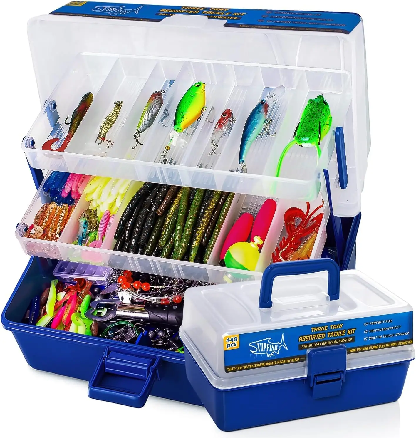 Unlock the Big Catch: Review of the 448-Pcs Fishing Lures Kit!